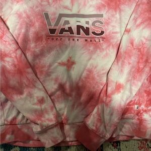 Vans Pink Tie-Dye Sweatshirt